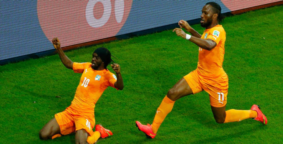 El gol de Gervinho volteó el resultado para Costa de Marfil. Reuters.