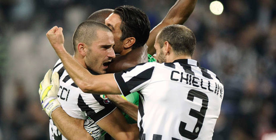 Bonucci celebra el gol de la Juventus (Reuters)