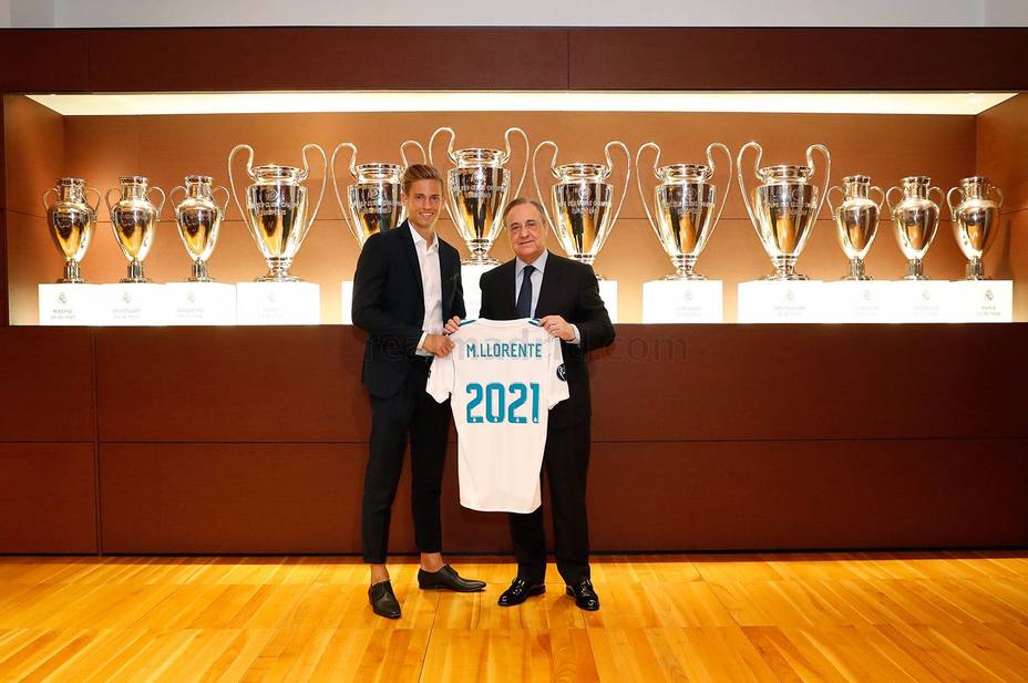 Marcos Llorente ha renovado con el Real Madrid hasta 2021