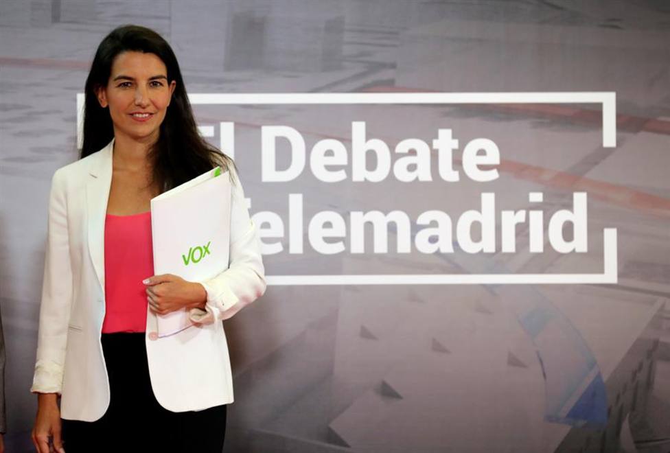 Las mejores imágenes de los candidatos a la Comunidad de Madrid en el debate electoral