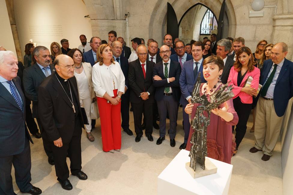 Inauguración exposición Venancio Blanco en la catedral de Burgos.