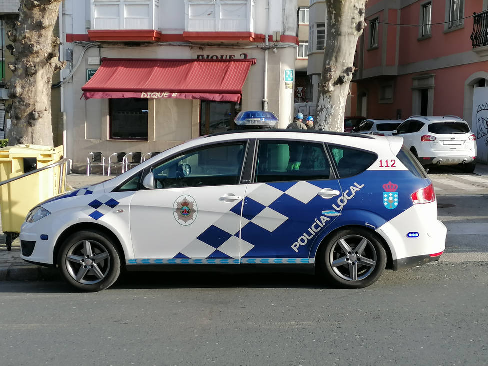 Foto de archivo de un coche de la Policía Local de Ferrol