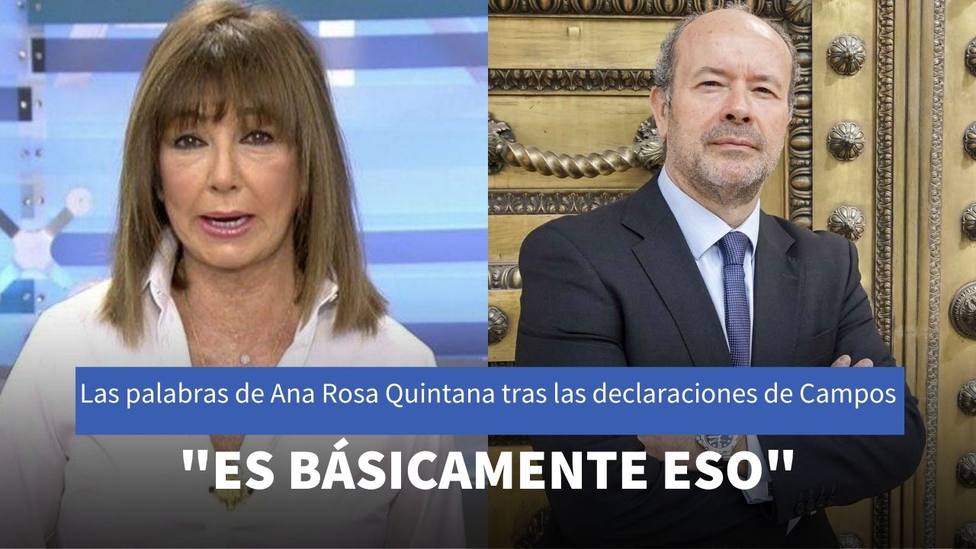 La reacción de Ana Rosa Quintana sobre la ausencia del Rey en Cataluña por el veto del Gobierno de Sánchez