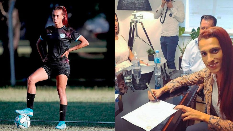 Dos imágenes de la futbolista Mara Gómez, de su cuenta de Instagram (@maragomez.oficial)