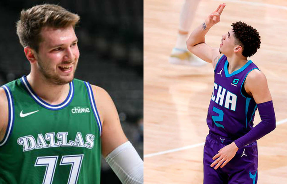 Luka Doncic y LaMelo Ball
