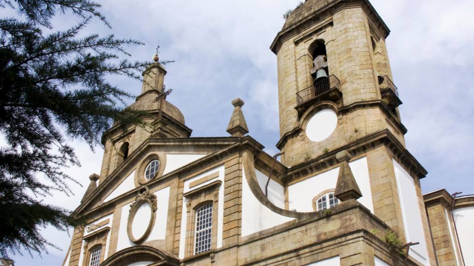 Parte de la fachada de la concatedral del San Julián de Ferrol