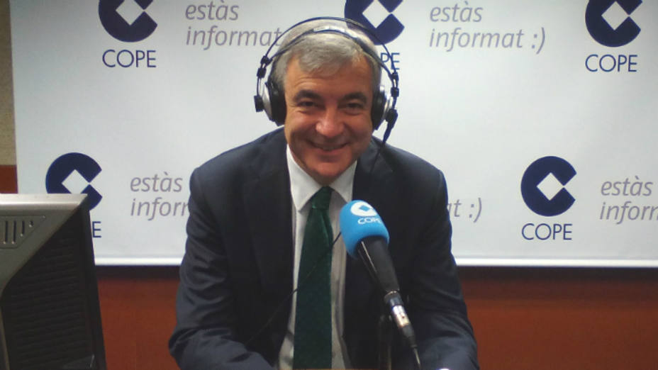 Luis Garicano, asesor económico de Ciudadanos, en el estudio de COPE Barcelona.