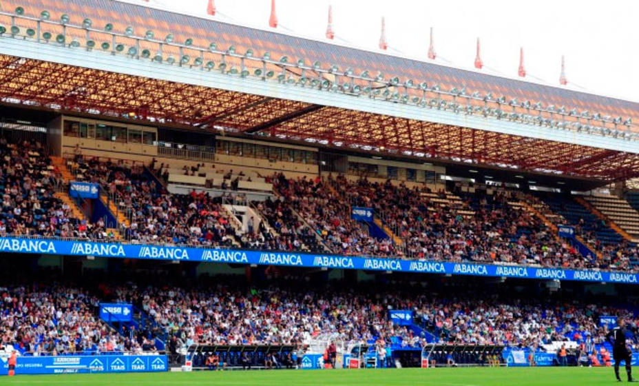Imagen de una de las gradas del estadio de Riazor, en A Coruña (FOTO: RC Deportivo)