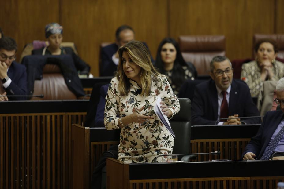 AV.- Susana Díaz augura un Gobierno de Moreno de cambio a peor, donde Vox tendrá la sartén por el mango