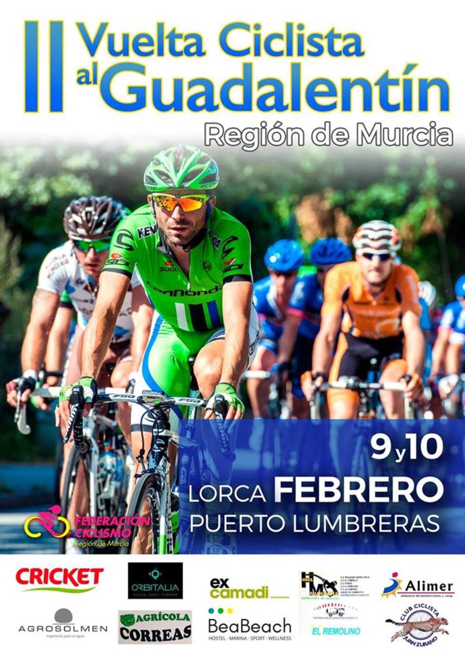 La Vuelta Ciclista Internacional al Valle del Guadalentín arranca hoy con 18 equipos.