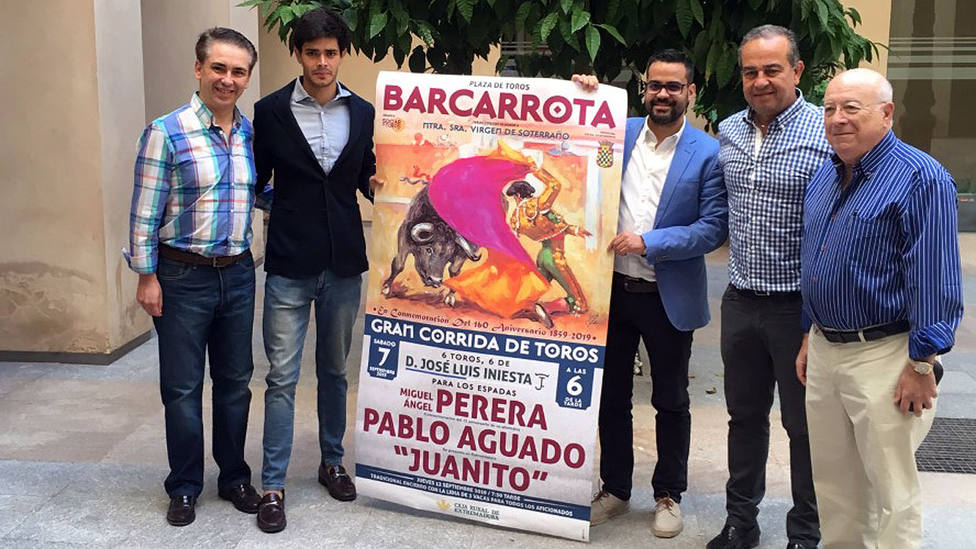 Acto de presentación del cartel de la corrida de toros que anunciará Barcarrota el 7 de septiembre