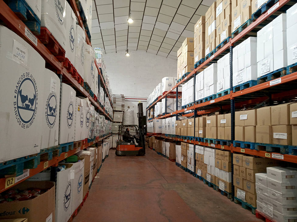 El Banco de Alimentos de La Rioja ha entregado 600.000 kilos de enero a julio