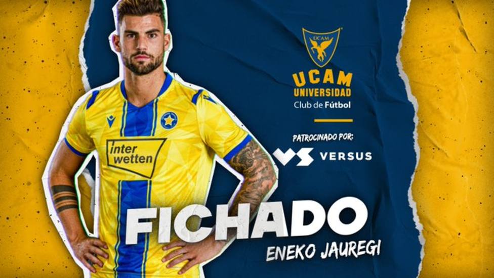 Eneko Jaúregui refuerza la delantera de UCAM Murcia CF