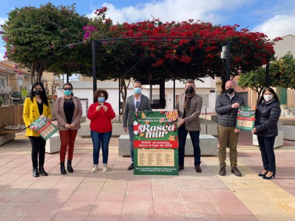 Comerciantes y Empresarios del Campo de Murcia arrancan la campaña “Rascamur”