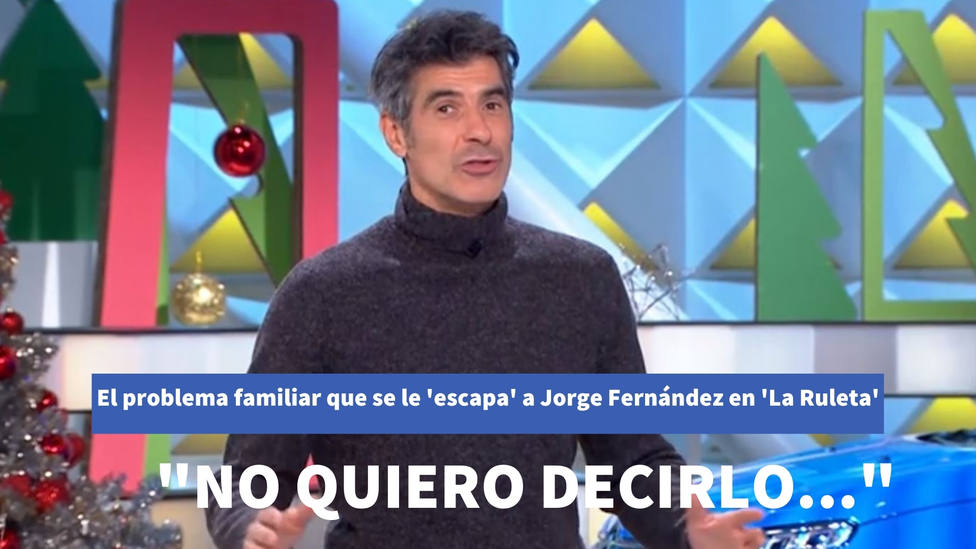 El problema familiar que se le escapa a Jorge Fernández en La Ruleta de la Suerte: “No quiero decirlo...