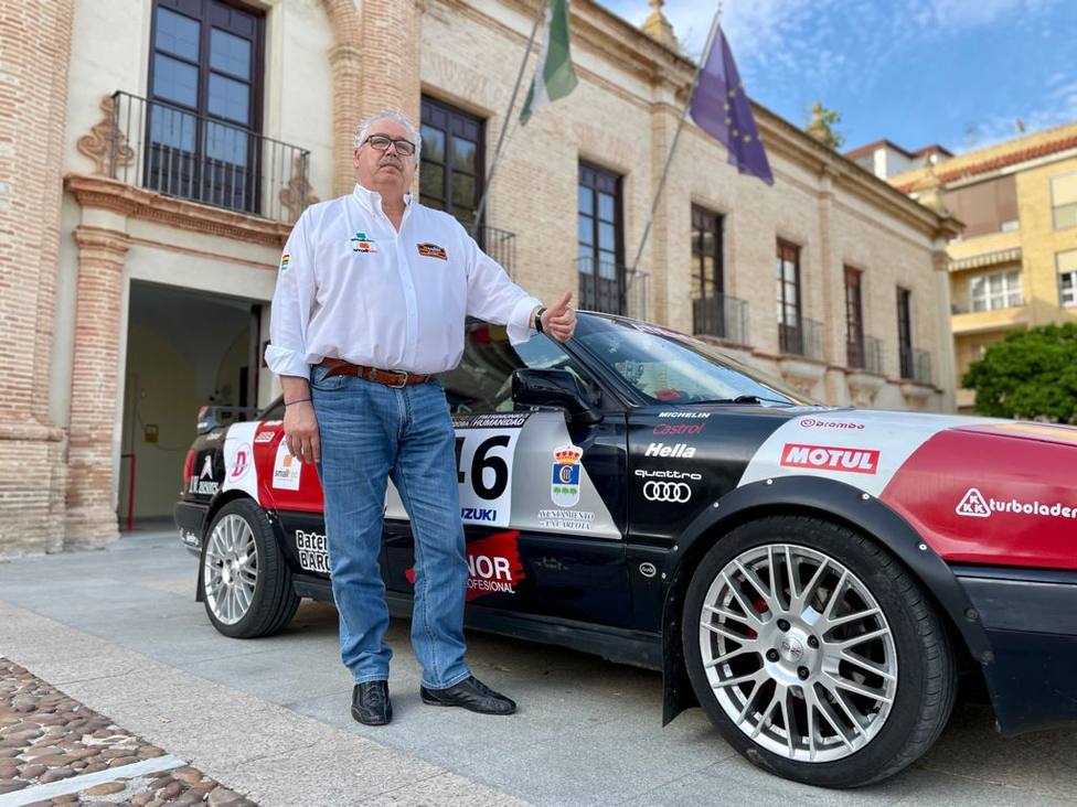 Cumple su sueño a los 62 años: correr en el Rally de Sierra Morena