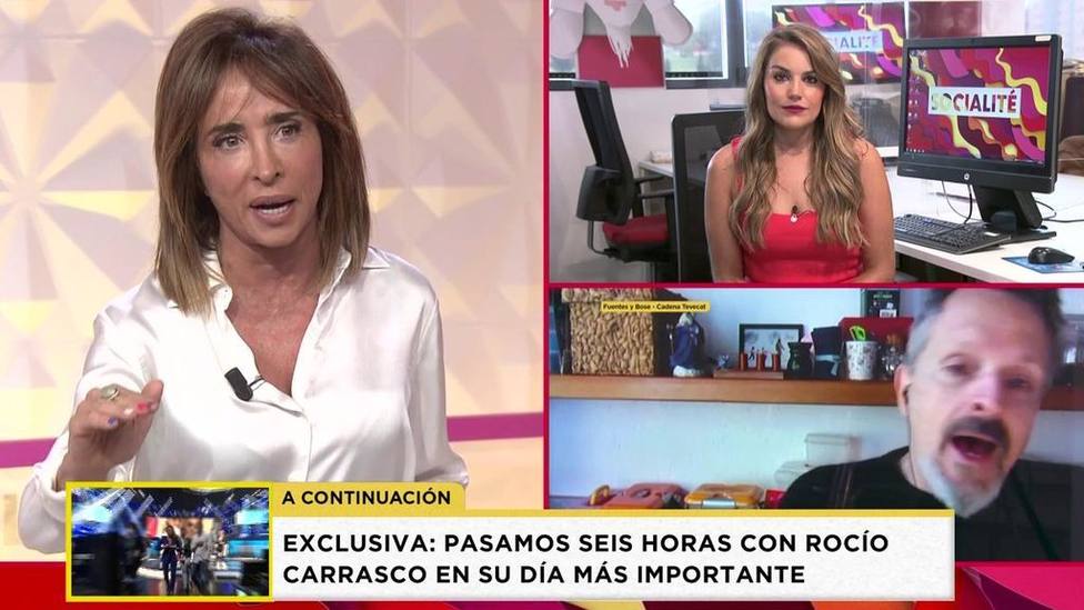 María Patiño no se corta sobre el papel de Évole durante la entrevista a Miguel Bosé: Me estaba poniendo...