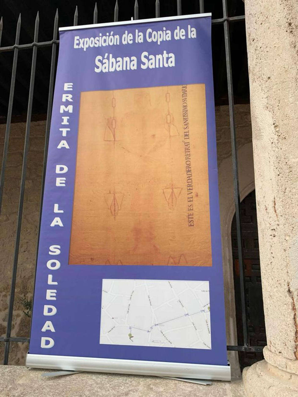 La mejor réplica de la Sábana Santa se expone estos días en Madrid