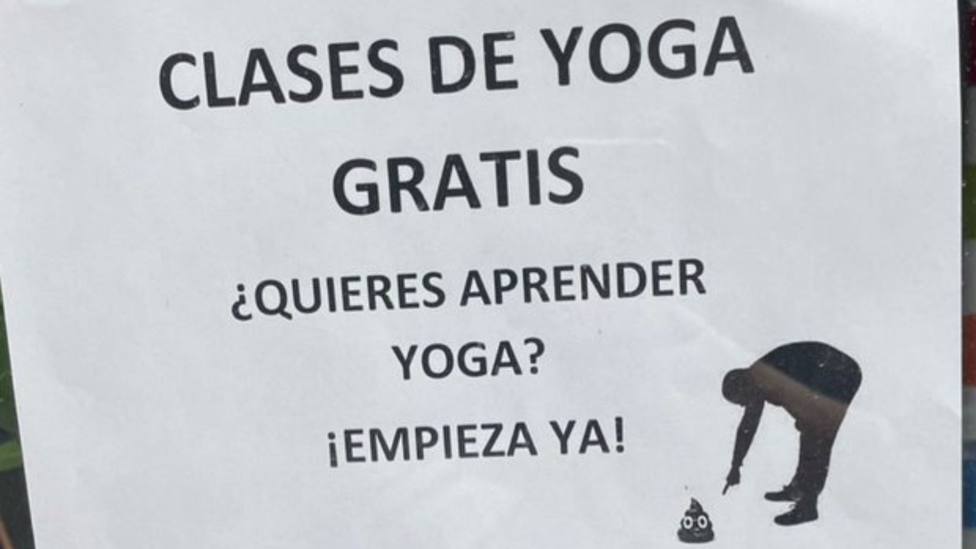 Un vecindario de Valladolid amanece en shock por el cartel que aparece en el portal: ¡Recoge la cac