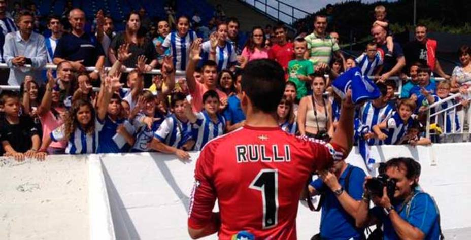 Gerónimo Rulli ha sido presentado este mediodía como nuevo jugador de la Real Sociedad.