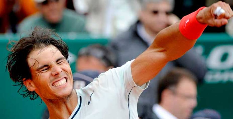 Rafa Nadal celebra la victoria ante Tsonga (Reuters)