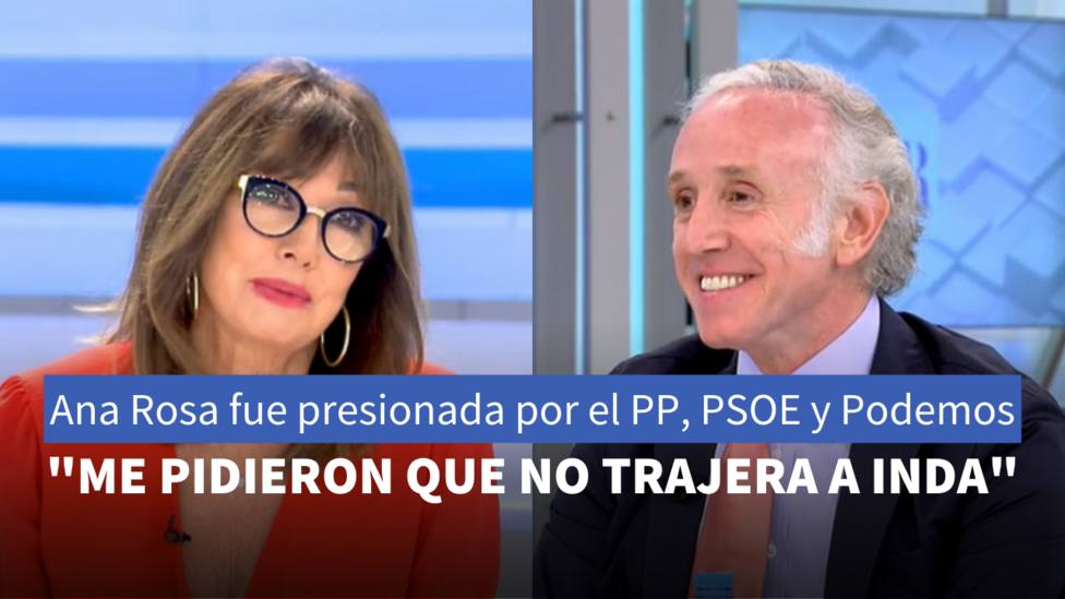 Ana Rosa Quintana y Eduardo Inda (Telecinco)