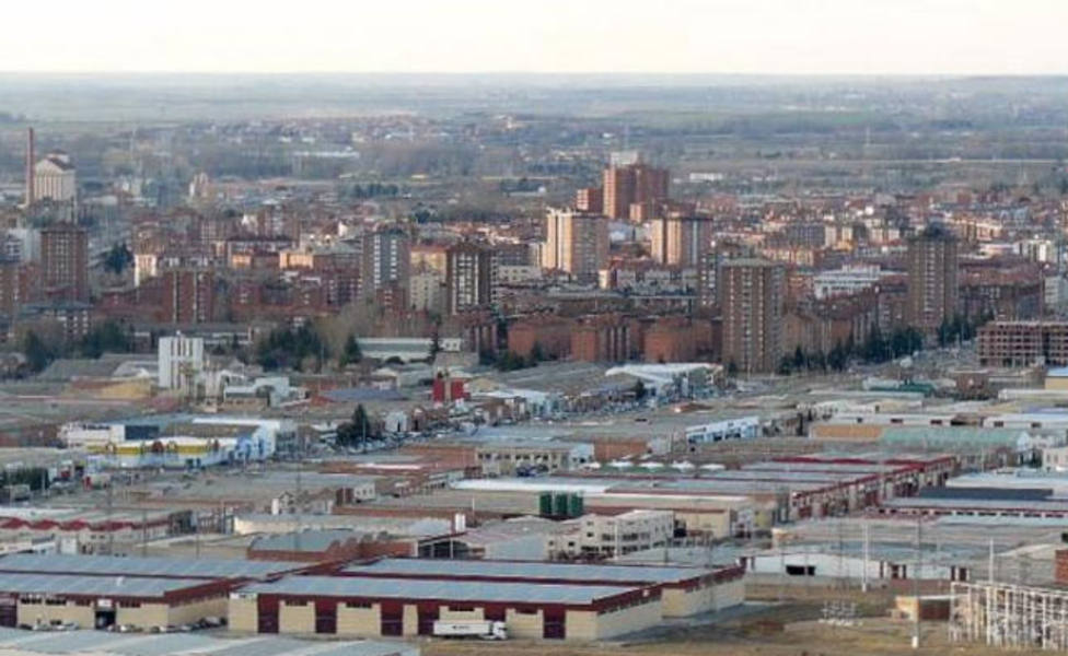 Palencia desde el polígono industrial