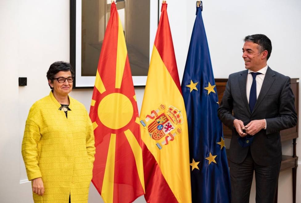 España reafirma su apoyo a la adhesión de Macedonia del Norte a la UE