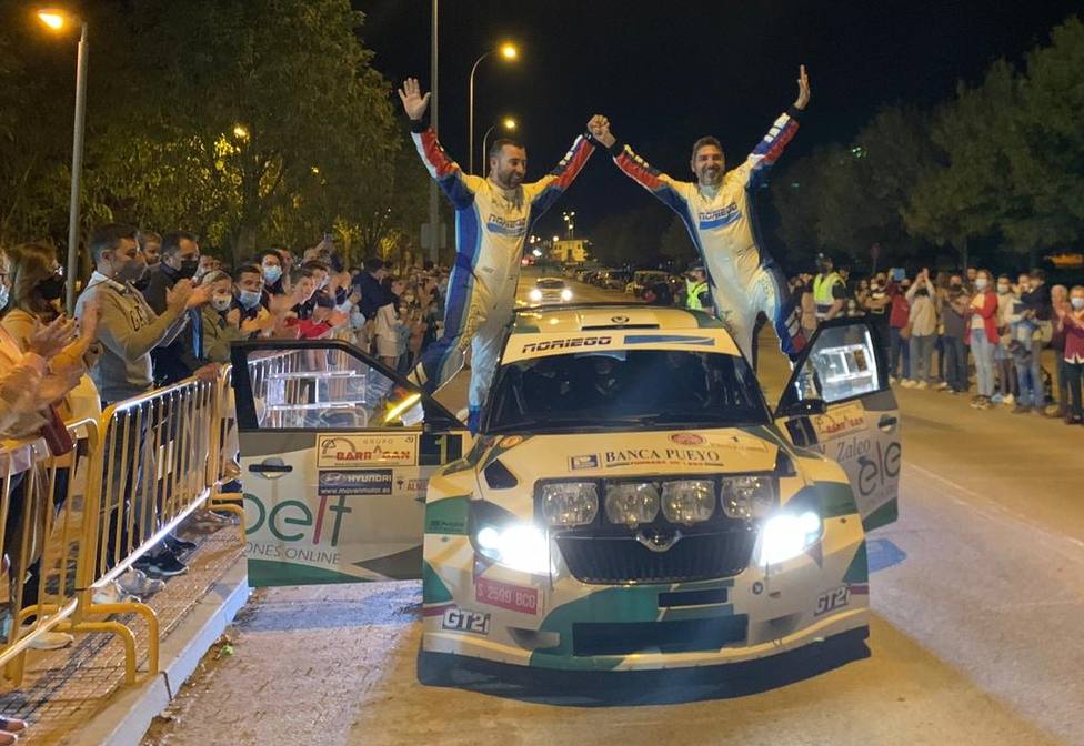 Edu Noriego y Dani Canelo hacen historia y se proclaman vencedores de la 50 edición del Rallye de la Vendimia