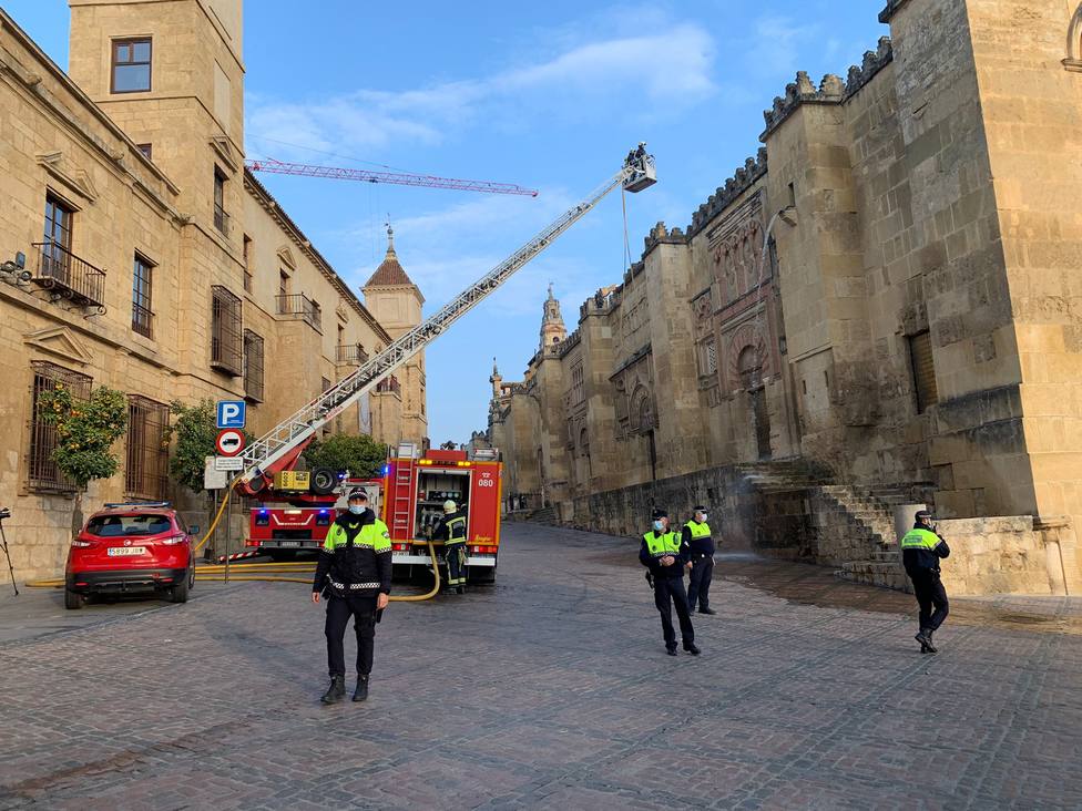 La Mezquita-Catedral de Córdoba realiza un nuevo simulacro de incendios