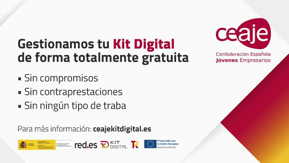 CEAJE tramita el Kit Digital gratuitamente a través de su oficina
