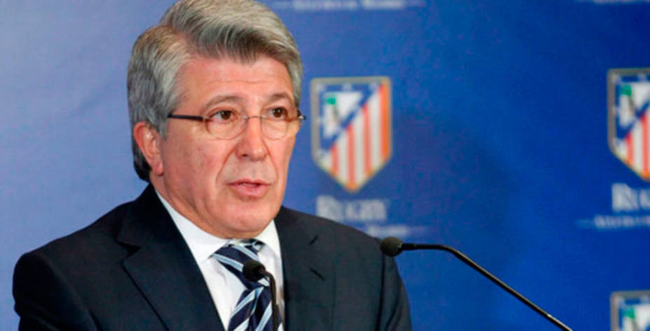 Enrique Cerezo, presidente del Atlético de Madrid. - EFE