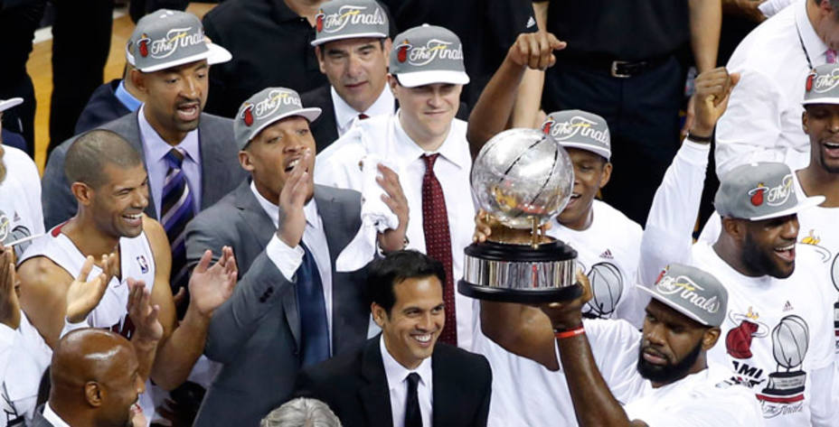 Miami Heat se llevó el título de campeón de la Conferencia Este. Reuters.