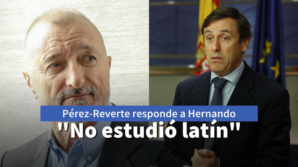 Pérez-Reverte le saca los colores a Rafa Hernando: No estudió latín