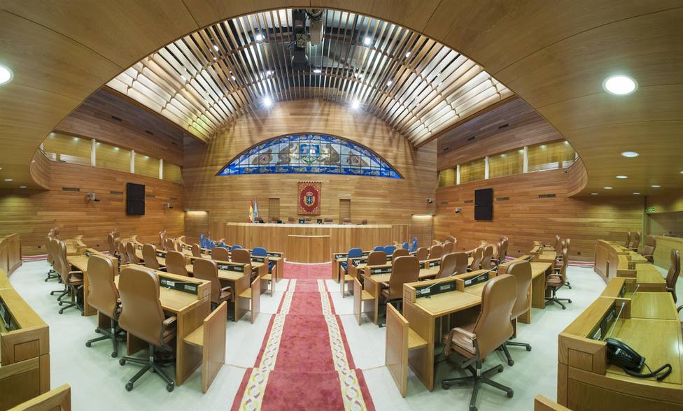 Parlamento de Galicia, en Santiago de Compostela