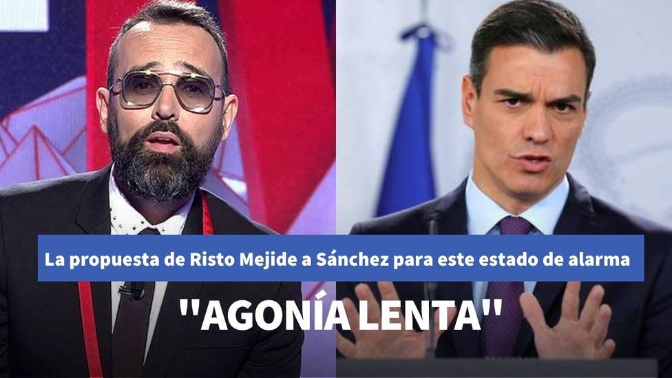 La propuesta de Risto Mejide a Sánchez sobre su largo estado de alarma