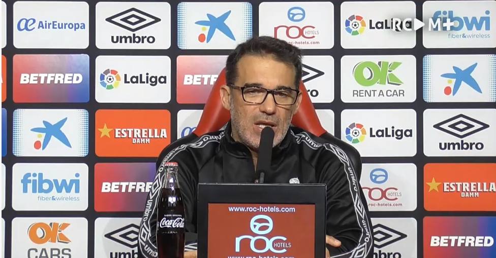 Luis García, en rueda de prensa previa al encuentro contra el Leganés | Imagen: RCD Mallorca