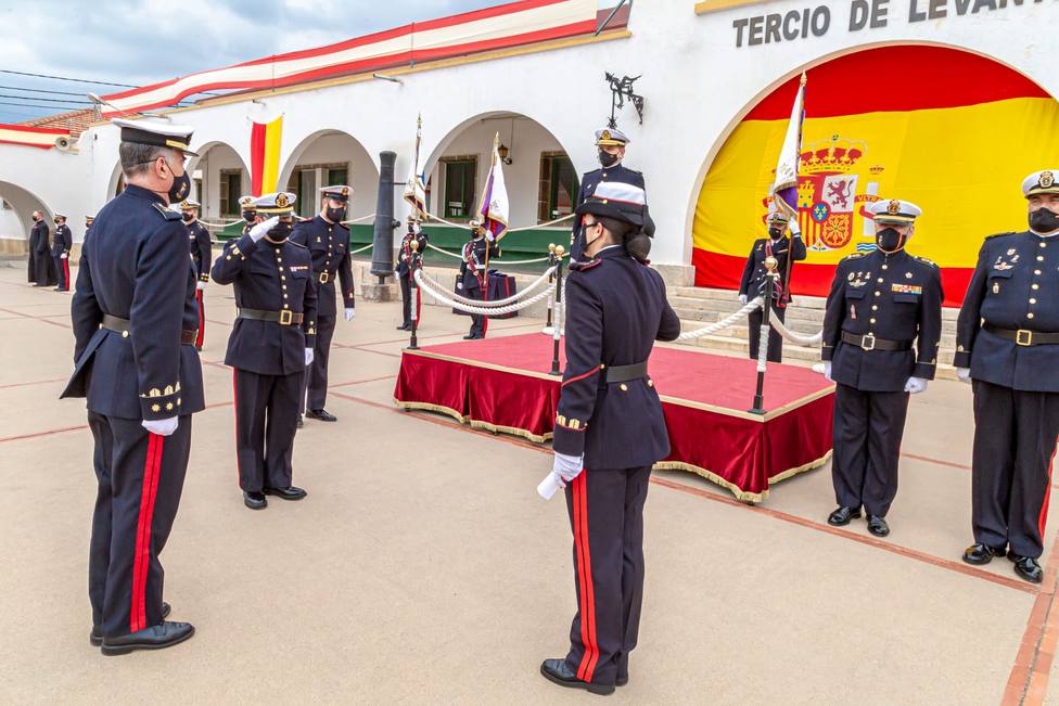 Las unidades de Infantería de Marina en Cartagena celebran el 484 Aniversario de su creación