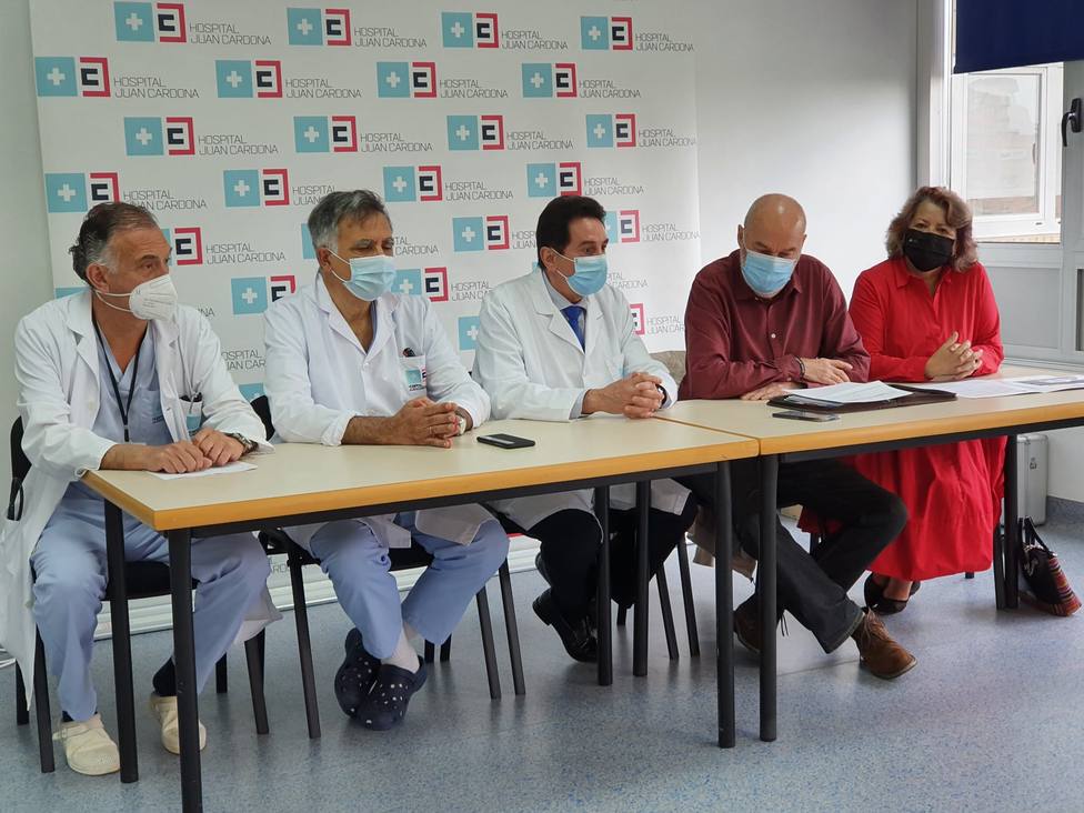 Rueda de prensa ofrecida en el Hospital Juan Cardona con motivo del Día Nacional del Donante de Órganos