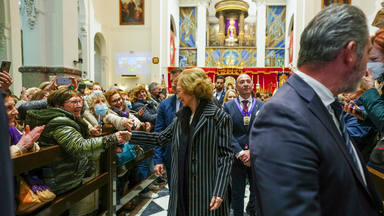 Tradicional visita al Cristo de Medinacelli en el primer viernes de marzo