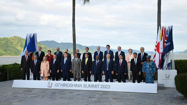 G7 Hiroshima Summit G7 and Outreach family photos