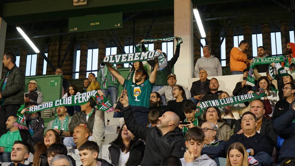 La afición disfruta en cada partido que el equipo juega en A Malata - FOTO: Racing de Ferrol