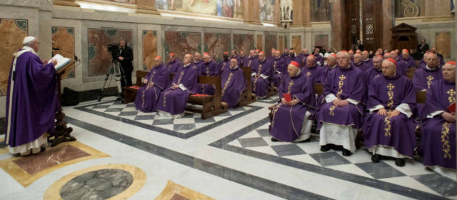 Misa del 80 cumpleaños del Papa. Foto: Reuters.