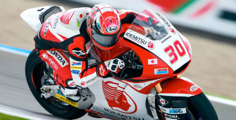 La de Assen es la primera victoria del japonés Nakagami en el mundial de Moto2. Foto: MotoGP.