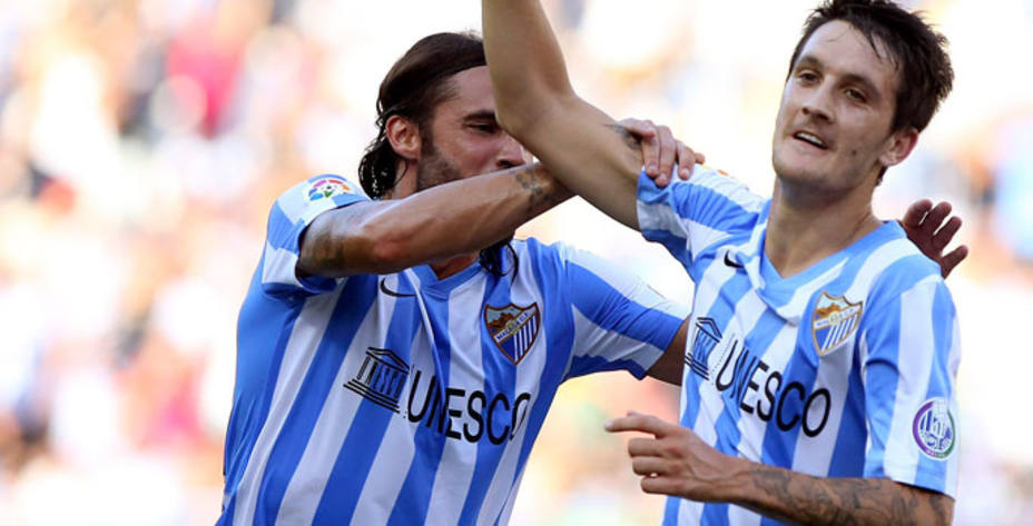 El Málaga ya ganó en casa en la primera jornada. EFE.
