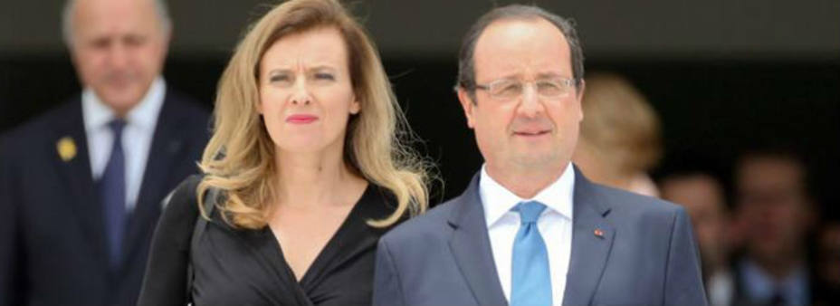 François Hollande y Valérie Trierweiler. / foto: EFE