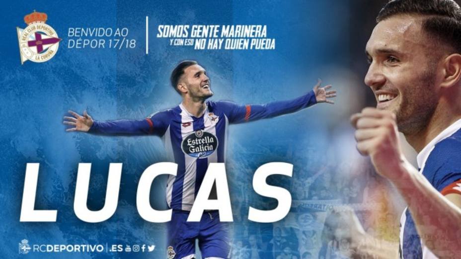 Lucas Pérez regresa al Deportivo cedido por el Arsenal