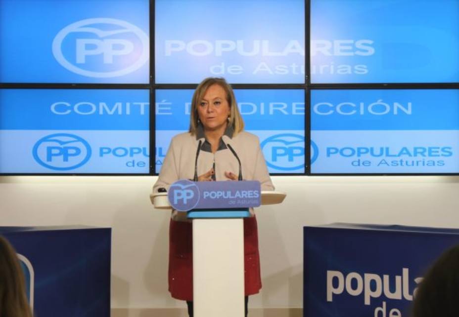 Mercedes Fernández, presidenta del PP de Asturias