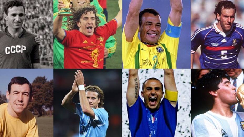 Maradona, Forlán, Puyol, Cafu y Cannavaro, entre figuras ayudantes en sorteo