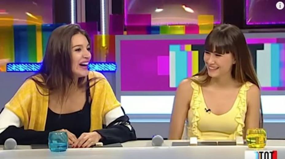 Ana Guerra y Aitana en el plató de TV3